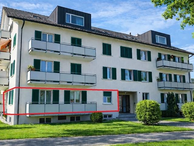3.5 Zimmer Hochparterre städtische Wohnlage