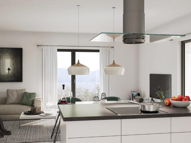 3,5 Zimmer Penthouse mit Dachterrasse in Vacallo