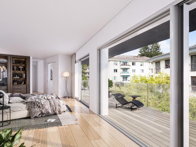 3,5 Zimmer Wohnung grosser Balkon Verkäufe auf der Baustelle