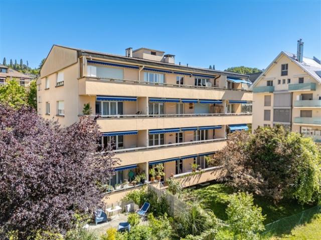 3,5 Zimmer Wohnung im Erdgeschoss im Herzen von Pully