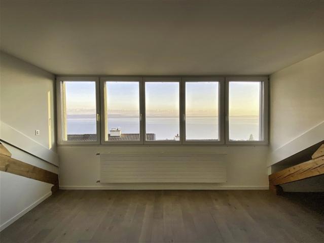 3.5 Zimmer Wohnung mit Mezzanine in Neuchâtel mit Seeblick