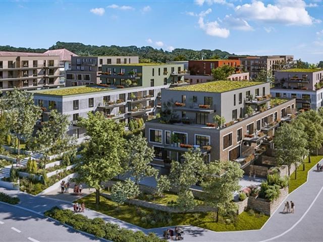 3,5 Zimmer Wohnung mit Terrasse in einer neueren Gegend
