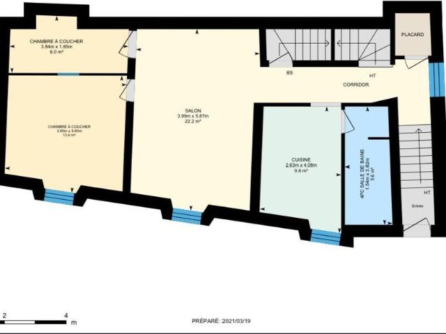 3.5 Zimmer, 102 m², 1. Stock