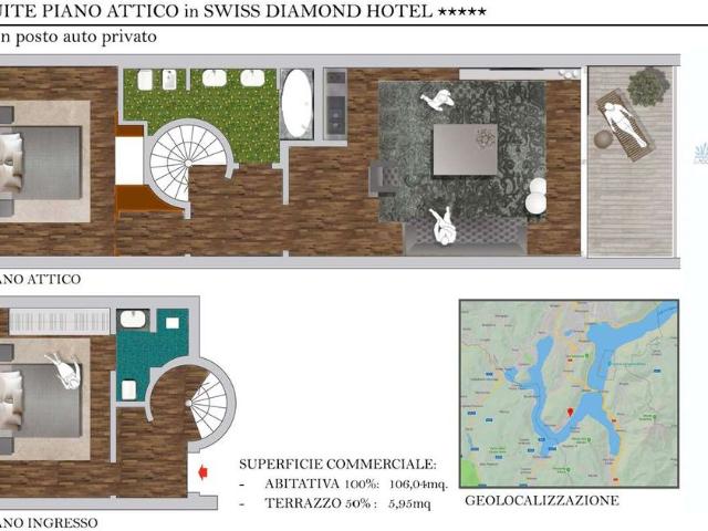 3.5 Zimmer, 109 m², 6. Stock