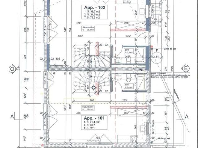 3.5 Zimmer, 110 m², 2. Stock