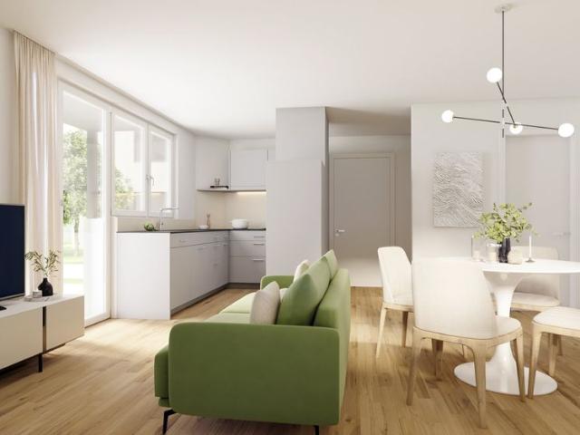 3.5 Zimmer, 55 m², EG