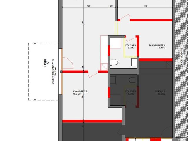 3.5 Zimmer, 77 m², EG