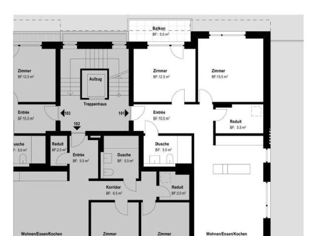 3.5 Zimmer, 87 m², EG
