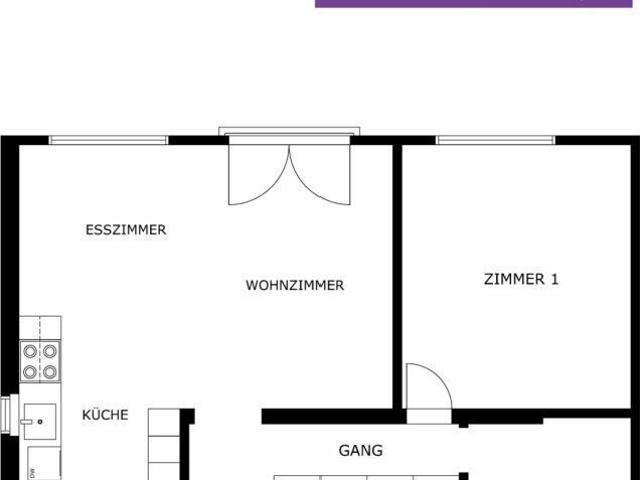 3.5 Zimmer, 80 m², 1. Stock