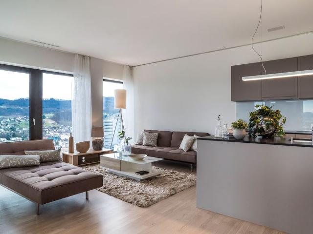 3.5 Zimmer, 94 m², 21. Stock