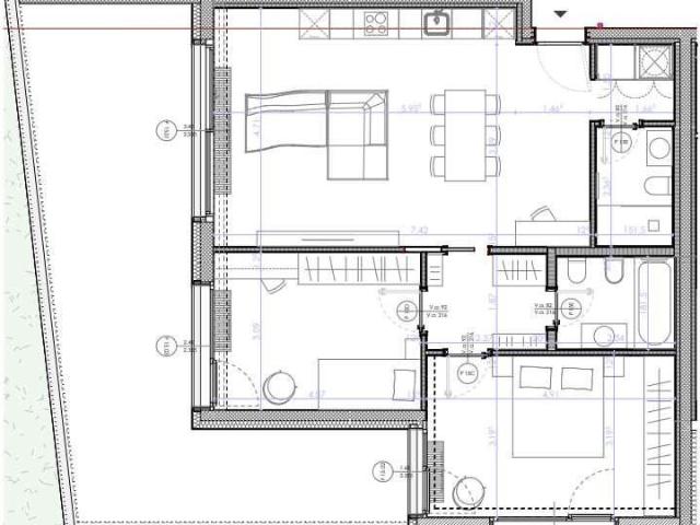 3.5 Zimmer, 95 m², 2. Stock