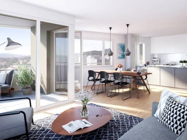 3.5 Zimmer, 96 m², 6. Stock