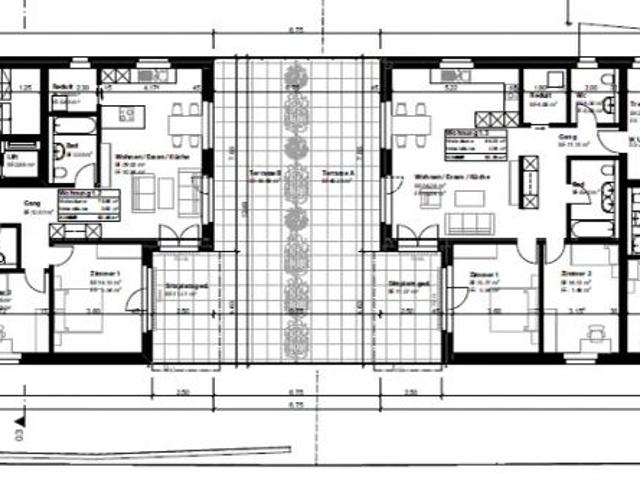 3.5 Zimmer, 92 m², 1. Stock