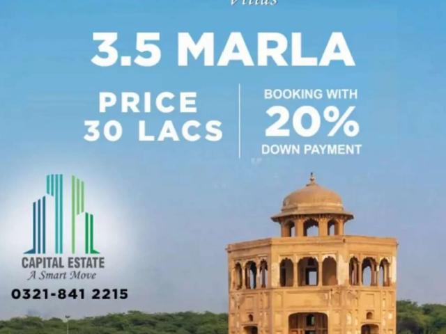 3.5marla plot now on installments in PARK VIEW VILLAS Lahore Park View Villas ID 42077
