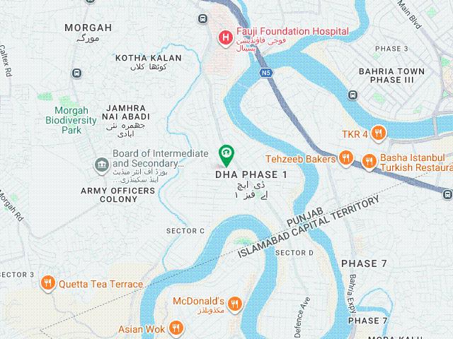 3.6 Kanal Plot No 1554 Street 73 Sector F DHA 1 Islamabad