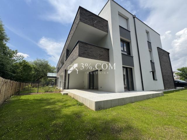 3%COM Magnifique Rez de jardin neuf 2024 au centre de BRUMATH