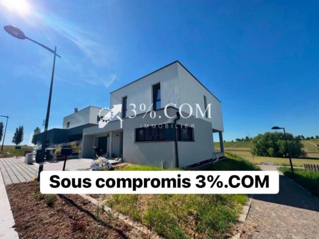 3%COM Belle maison à toit plat de 130m2 construction 2024