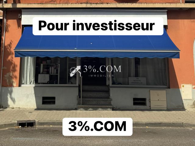 3%COM LOCAL commercial vendu loué centre Hochfelden