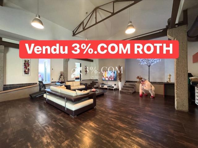 3%COM LOFT industriel avec jardin sur 10 ares
