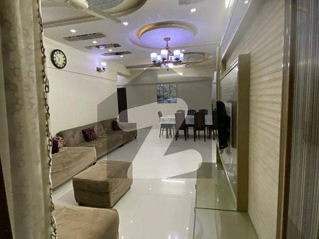 3Bed Drawing Dining Almost Brand New Flat Available For Rent Near Naheed with Lift Standby Generator Car Parking Gym Play Area And Mosque