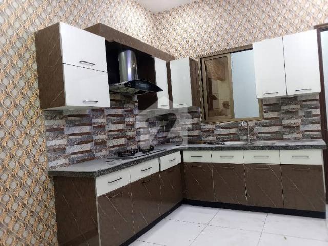 3Bed Drawing Dining Upper Floor With Floor Portion Available For Rent With Gated Security Guard Covered Society Near Shaheed E Millat Or Tipu Sultan Road Well Maintained Area And Other Different Options Available For Rent