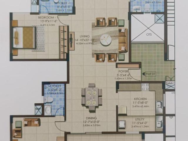3BHK for sale in Mahaveer Celesse, Yelahanka, Bangalore P994307