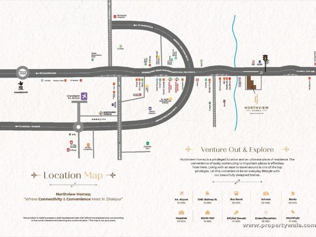 3BHK for sale in Northview Homez, Bhankharpur, Zirakpur P752943