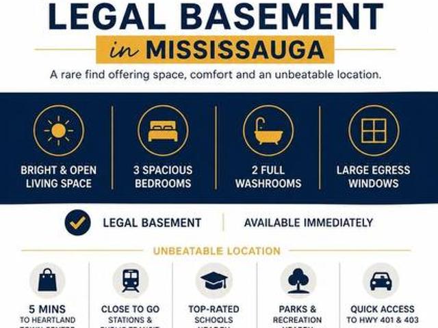 3Br Lower Level 1540 Manorbrook Court, Mississauga, ON, L5M 4A8 house for lease | Listing ID W13645 | Royal LePage