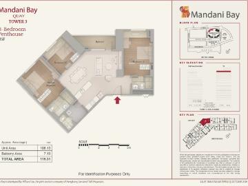 3BR Luxurious Penthouse Semi Furnished Mandani Bay few meters Cebu Doctor's University Phils [Condos ️] July 2025 in Mandani Bay, Mandaue, Cebu for sale