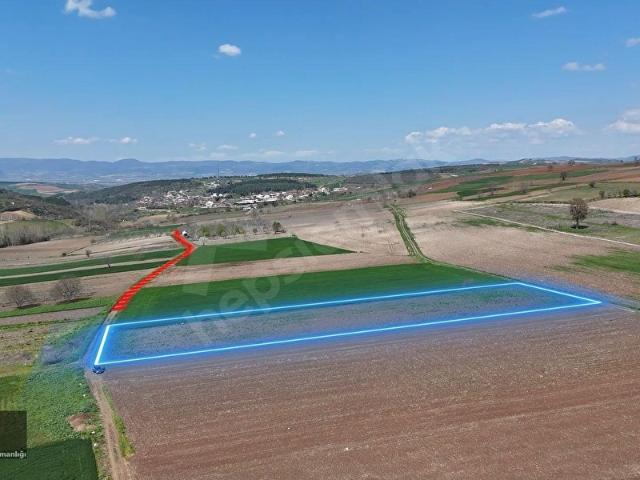 3K'DAN BURSA YENİŞEHİR ORHANİYE MAH. ÇİFT YOLA CEPHELİ FIRSAT 5970 M2 MÜSTAKİL PARSEL TARLA