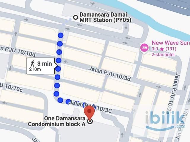 [3mins walk MRT] Female Master Room @ One Damansara Condo Damansara Damai MRT Bandar Utama Desa Park TTDI KPJ PJ
