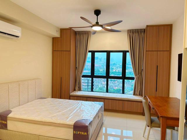 3mins Walk to LRT Jelatek Astrum Ampang Full Furnish 4stops to KLCC