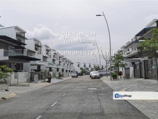 3sty Zero Lot Bungalow QUAS RESIDENCE, Tmn Bukit Ria, Kajang Town
