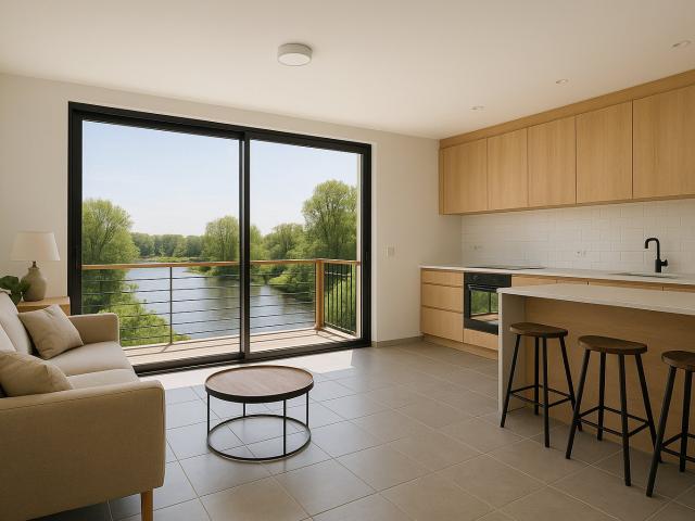 3P LUMINEUX avec TERRASSE 13 m² Au bord de la Bruche 3 pièces, 60 m²