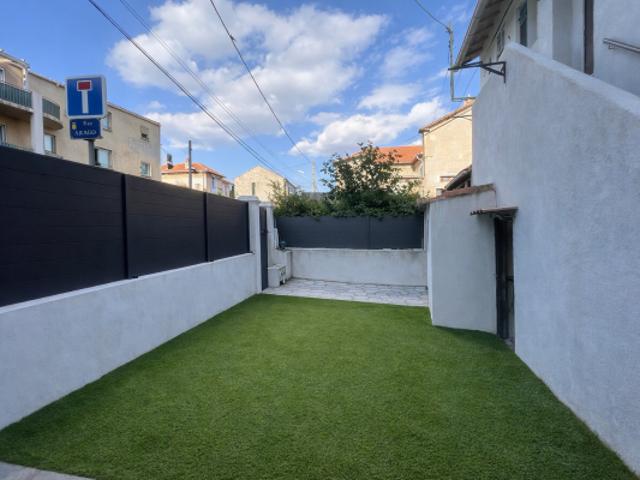 T3 55m2 en rez de jardin