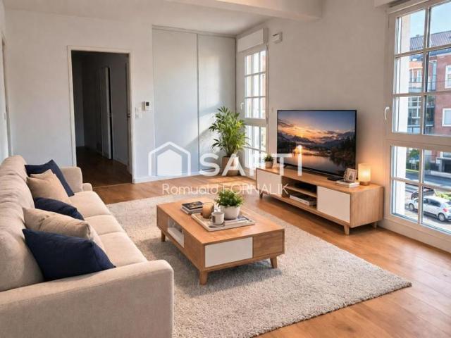 T3 récent avec balcon, ascenseur et parking – Lens