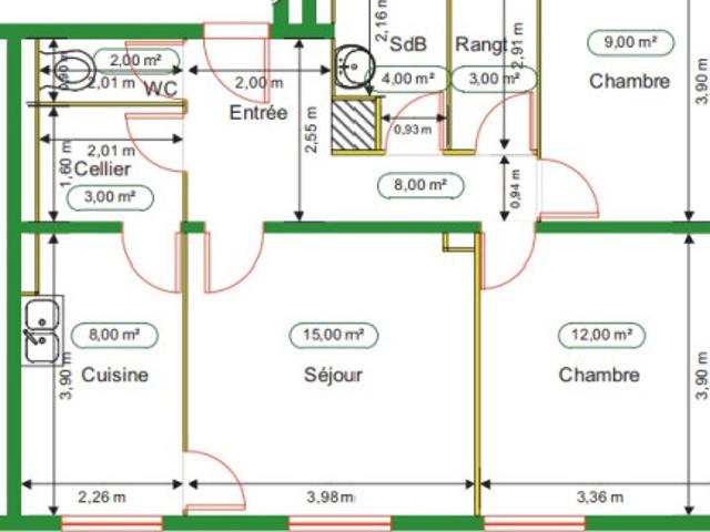 T3 à Pontailler Sur Saone à louer Locagestion, expert en gestion locative
