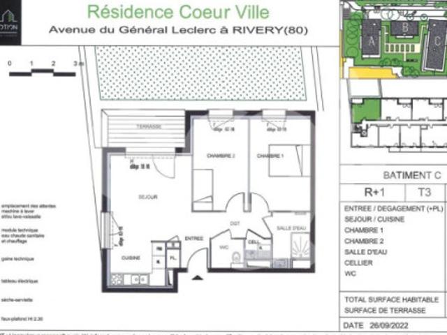 T3 à Rivery à louer Locagestion, expert en gestion locative