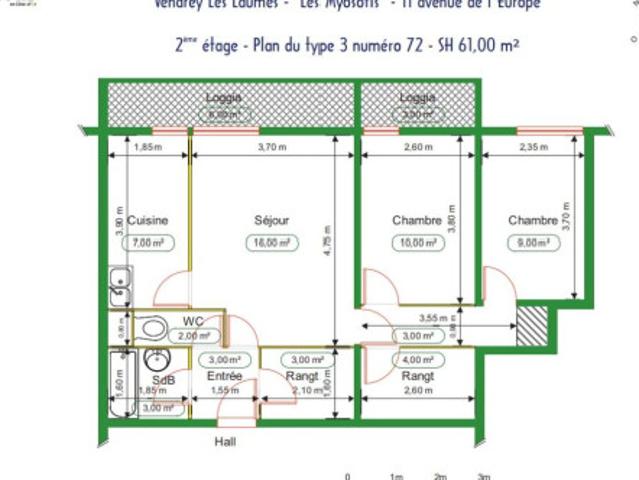 T3 à Venarey Les Laumes à louer Locagestion, expert en gestion locative