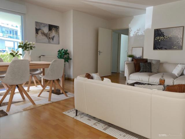Appartement T3 rénové Rennes Beaulieu – 67 m² avec terrasse