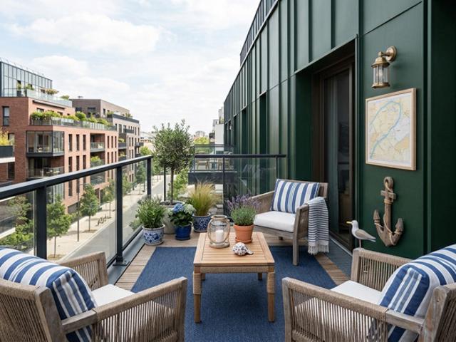 T3 avec BALCON, PARKING PROCHE MÉTRO 14