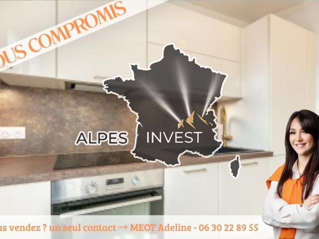 T3 Avec Cave Privative, Local A Velos Et Cour Commune Alle. 46m² Allevard