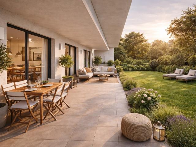 T3 avec grande terrasse et jardin sans vis à vis – à 12min de la rotonde à pied 3 pièces, 70 m²