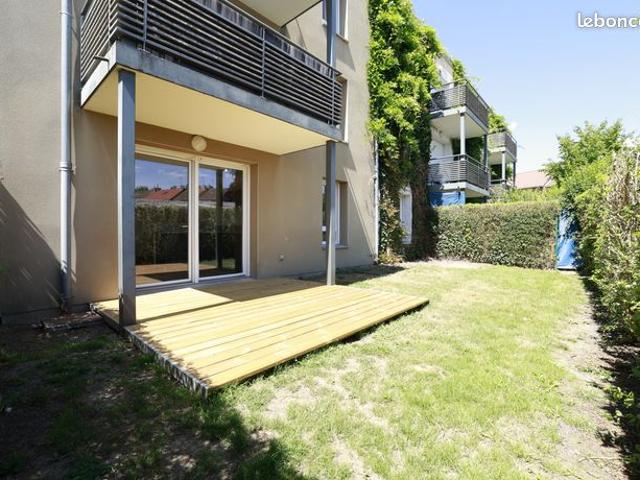 T3 avec jardin de 60m², terrasse et parking privatif