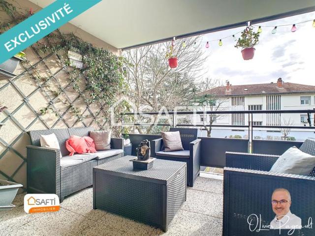 T3 lumineux avec terrasse et garage, idéal primo acédant