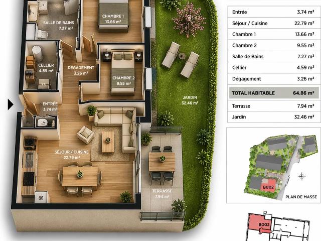 T3 Centre village