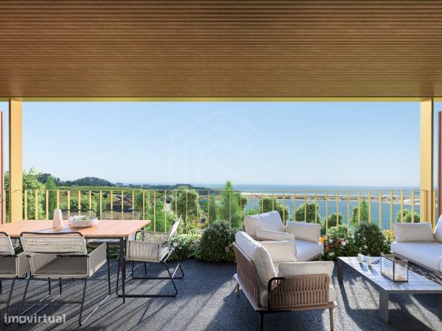T3 com varanda, em Luxuoso Empreendimento em Canidelo Vila Nova d.