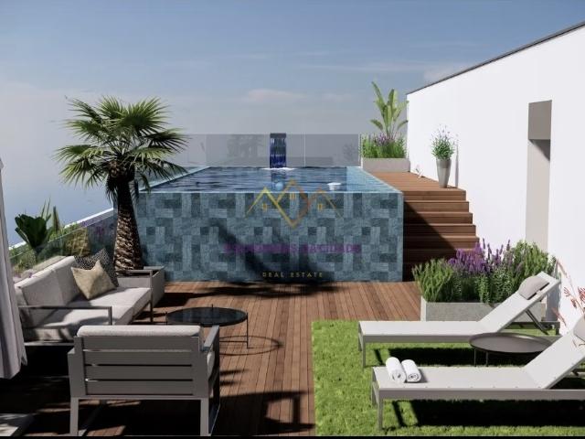 T3 com Piscina aquecida, ginásio e terraço no rooftop Lour. 135m² Loures