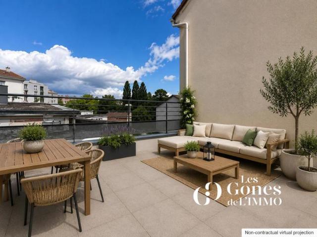 T3 de 49,56 m2 avec terrasse exceptionnelle de 22 m2 +balcon