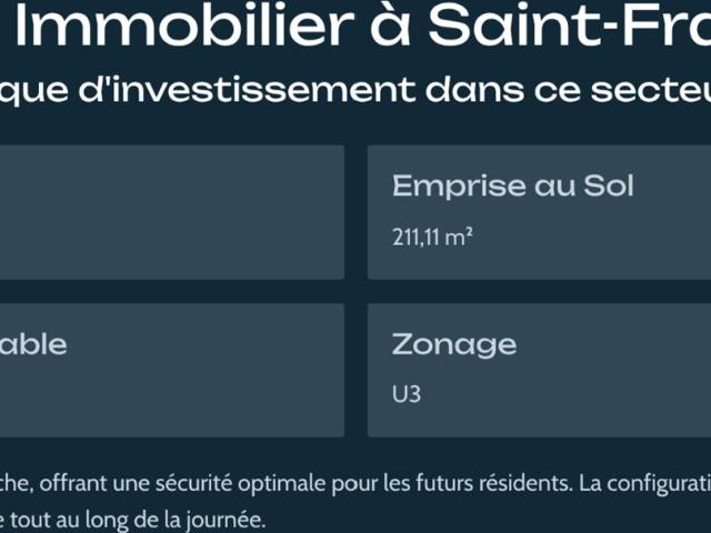 T3 de 58,8 m2 dans une petite copropriété à Saint François a. 58m² Saint François